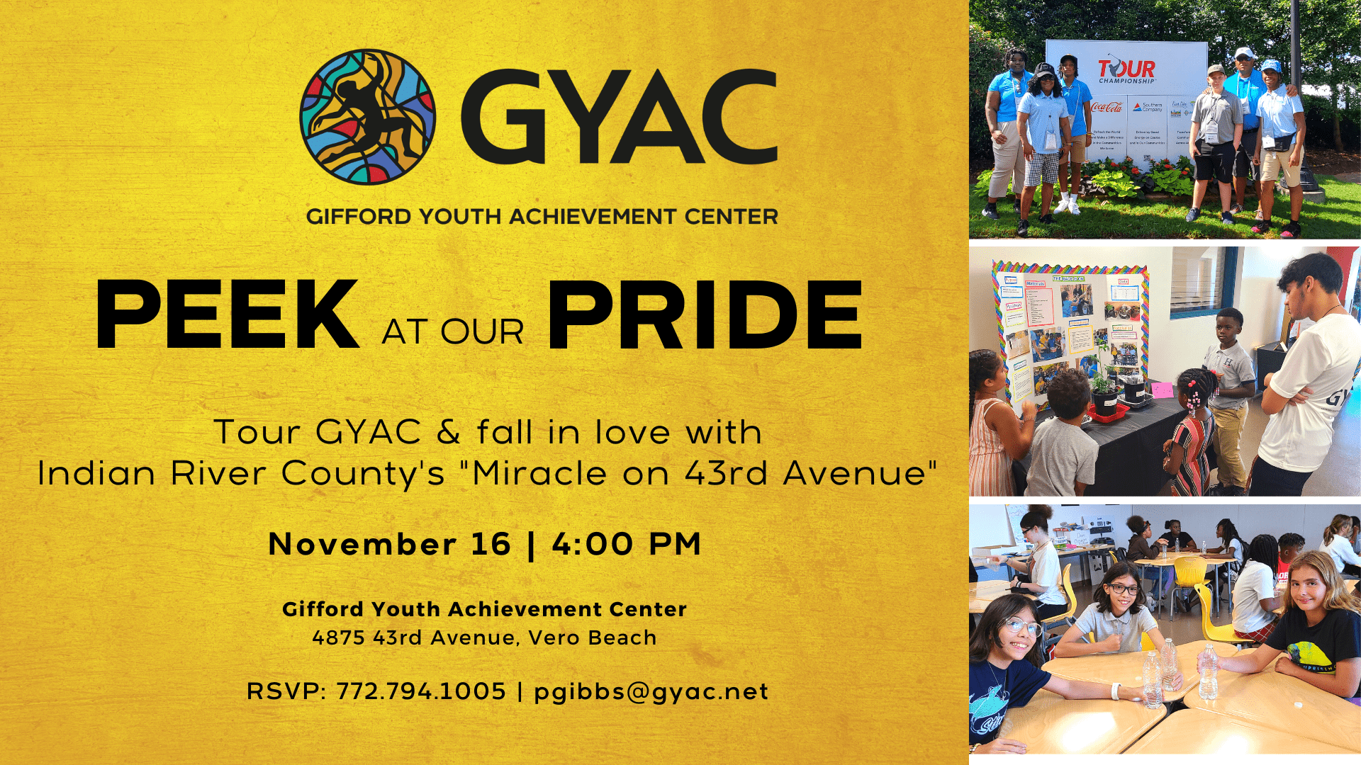 Fall in Love with GYAC during ‘Peek at our Pride’ Tour on November 16