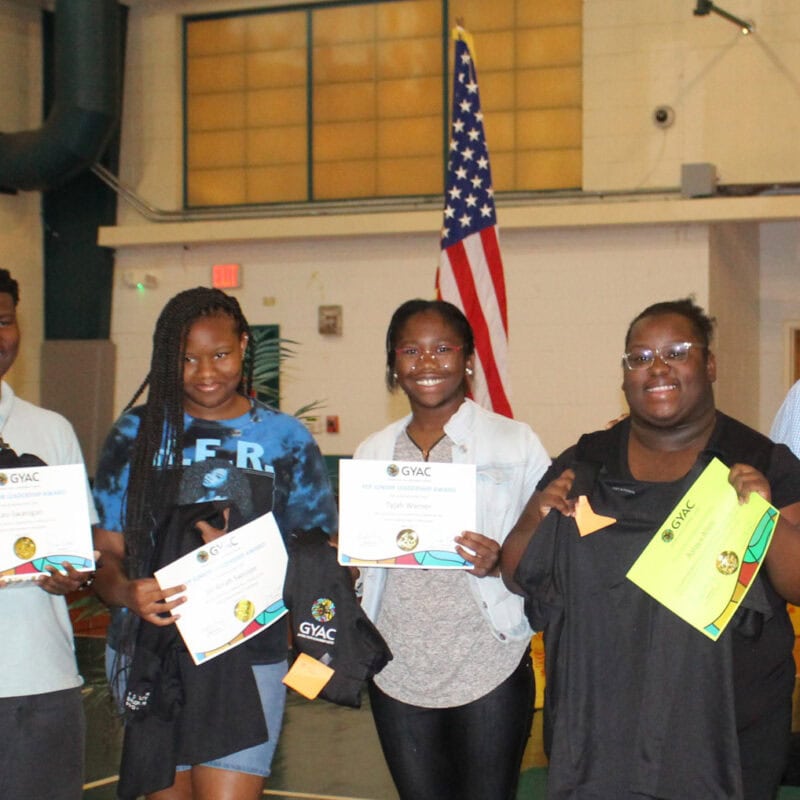 Youth Employability Program participants honored at End of Year Awards.